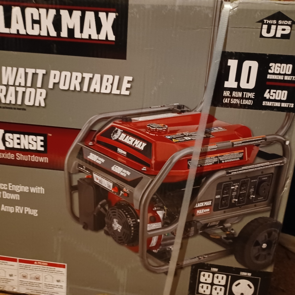 Generator never been opened
